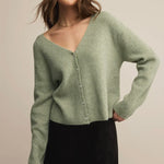 Z Supply Emile Cardigan- bay leaf