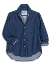 F&E Eileen Button Up- vintage dark wash