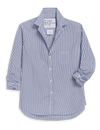 F&E Eileen Button Up- white/navy stripe
