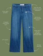 F&E Westport Wide Leg Chino- 1984 wash
