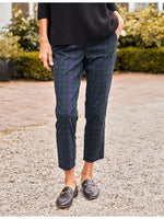 F&E Wicklow Chino- black watch plaid
