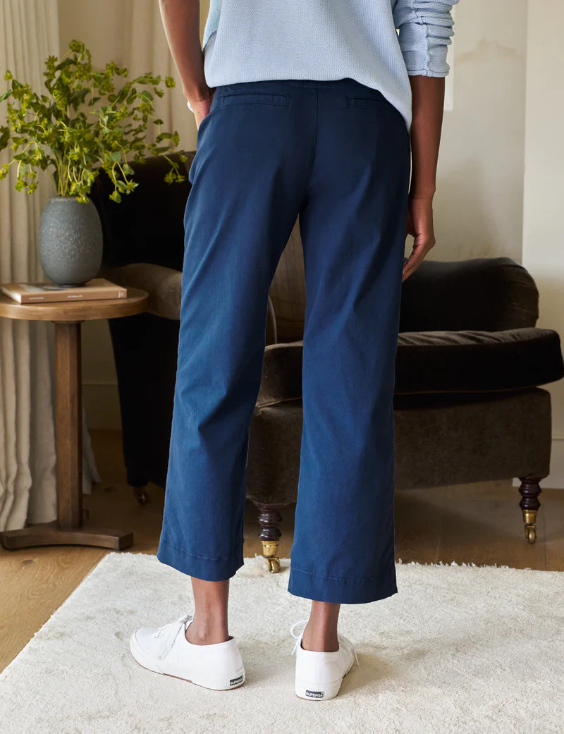 F&E Westport Wide Leg- navy