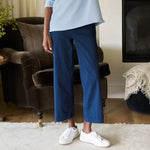 F&E Westport Wide Leg- navy