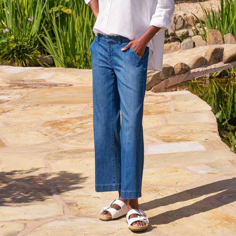 F&E Westport Wide Leg Chino- 1984 wash