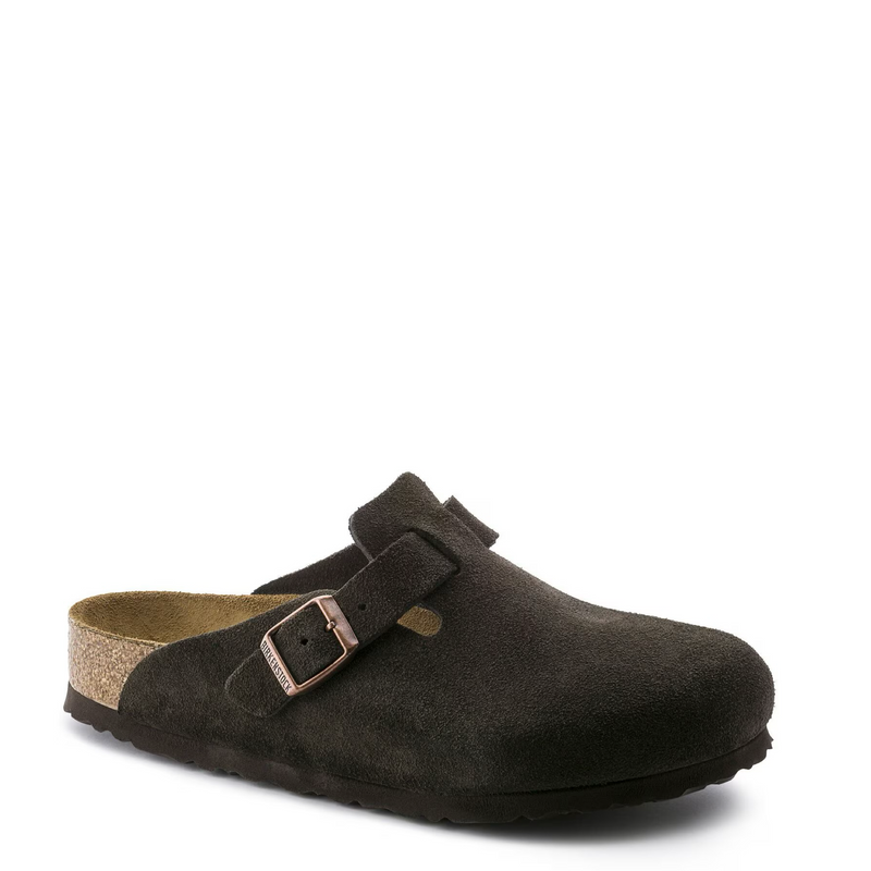 Birk Boston Suede Narrow- mocha