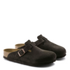 Birk Boston Suede Narrow- mocha