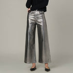 Joes Mia Wide Ankle-pewter foil