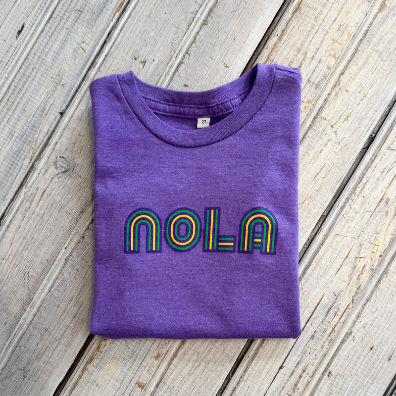 MG Mono Nola Kids Tee-purple