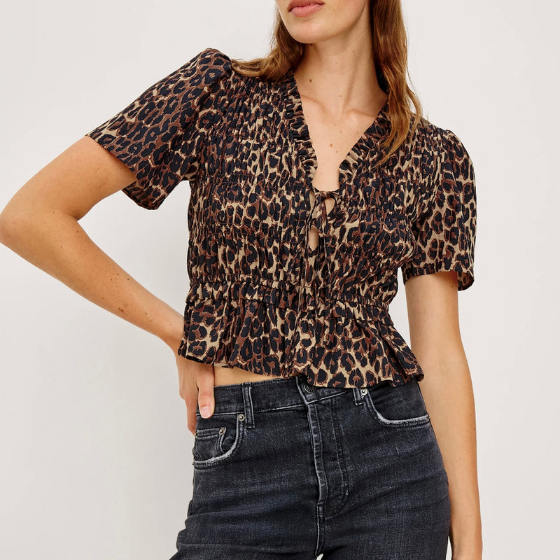 Rails Portia Top- brown nala