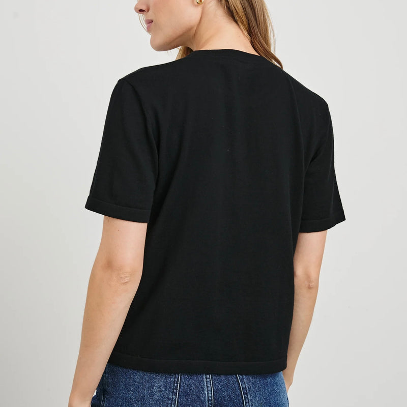 Rails Cotton Cashmere S/S Tee- Black