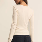 Z Supply Second Skin Longsleeve- cloud