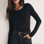 Z Supply Second Skin Longsleeve- black