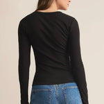 Z Supply Second Skin Longsleeve- black