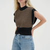 LNA Ellisa Sweater- latte stripe