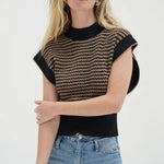 LNA Ellisa Sweater- latte stripe