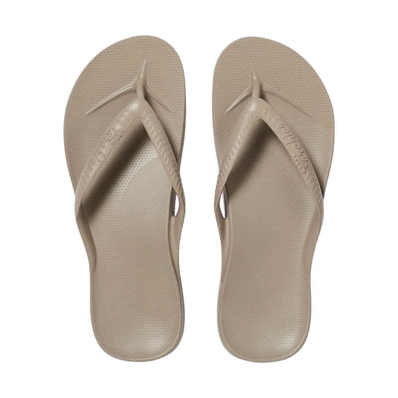 Archies Footwear Flip Flops- taupe