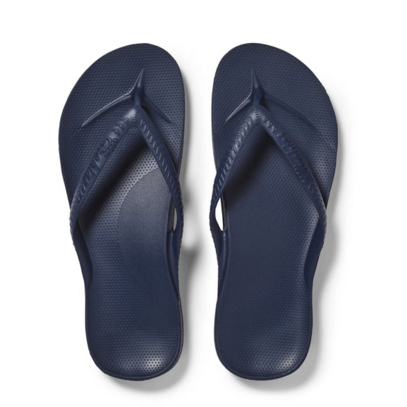 Archies Footwear Flip Flops- navy