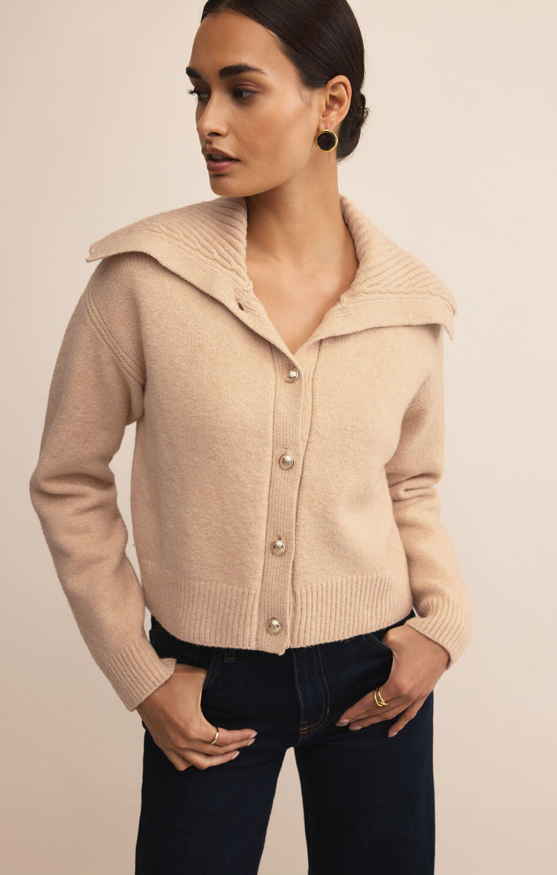 Z Supply Holmen Cardigan- macaroon