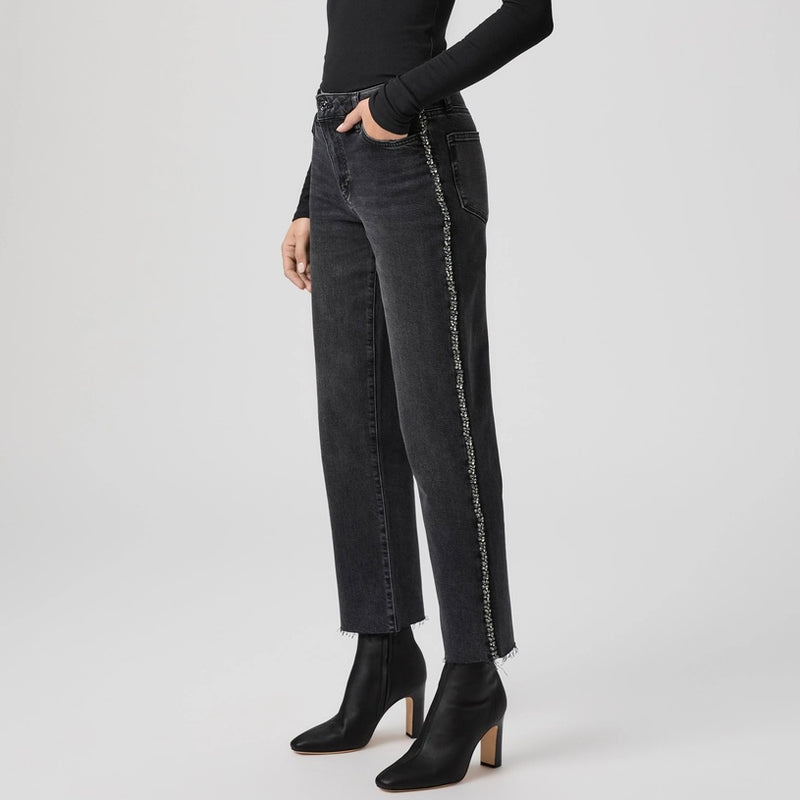 Paige Mason Ankle Straight- glitz