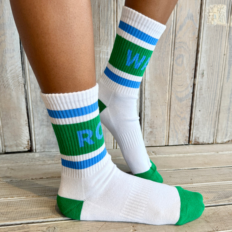 JT x Tulane Roll Wave Varsity Sock