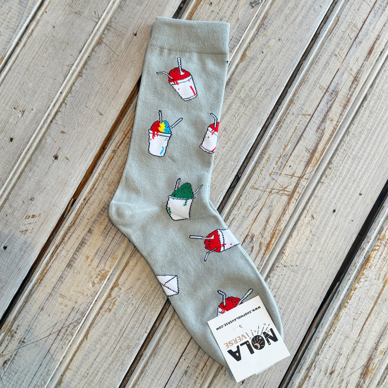 Nolaverse Snoball Sock-grey