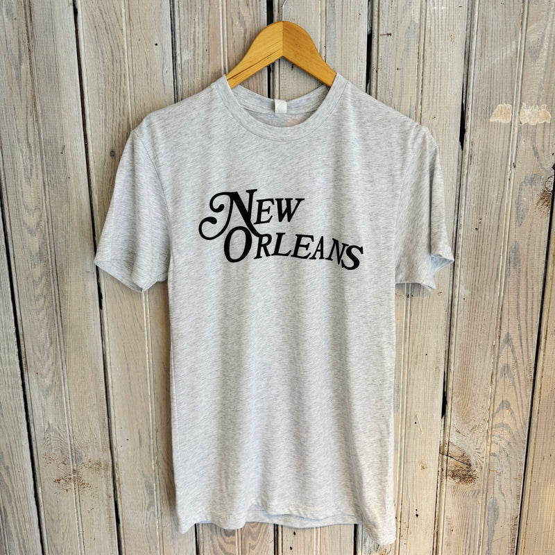 New Orleans New Yorker Tee-hea white