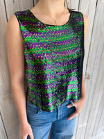 Nolaverse Mardi Sequin Tank