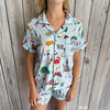 NM Nola Icons PJ Short Set-light blue