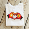 Chiefs Heart Hands Kids Tee-white