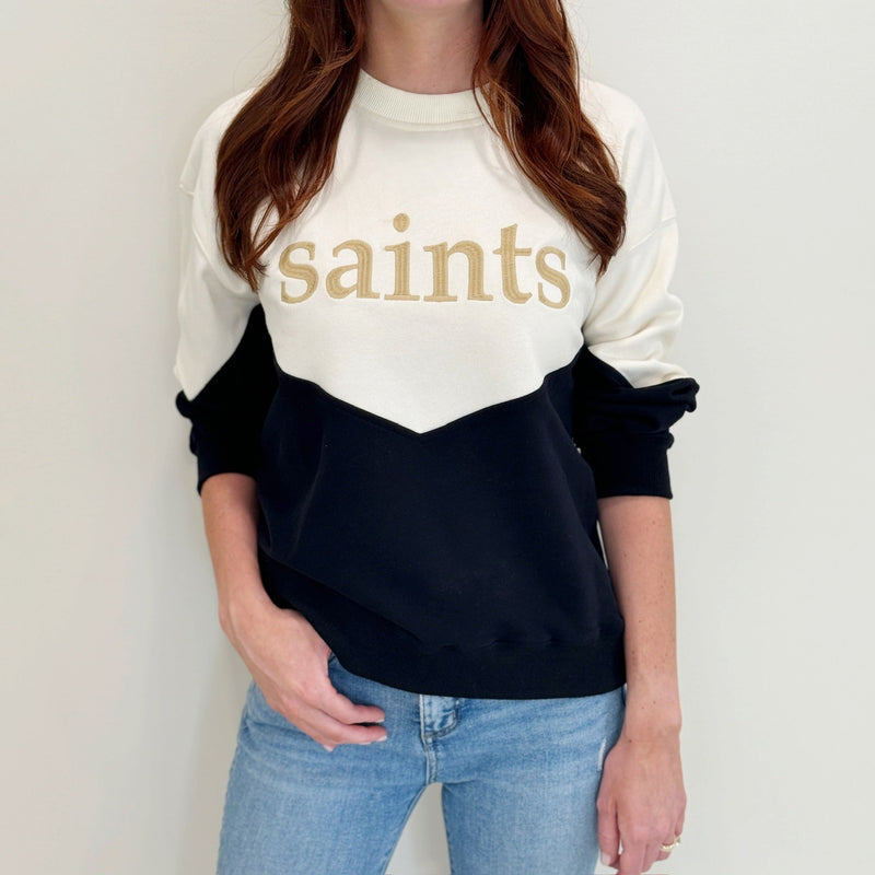 Nolaverse Saints Etoile Sweater-black/cream