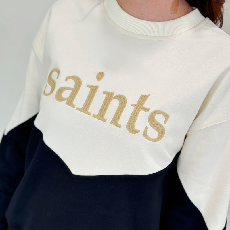 Nolaverse Saints Etoile Sweater-black/cream