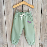 Kids MG LA Nation Embroidered Sweatsuit-green