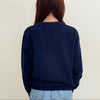 Nolaverse Karma is My Boyfriend Sweater-navy