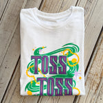 Toss Toss Women's Crew- white