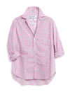 F&E Eileen Relaxed Button Up-pink flowers