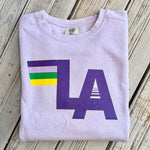 LA Nation Stripes CC Sweatshirt-orchid