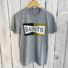 Two Tone Saints Unisex Tee-tri grey