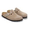 Birk Boston Rivet- taupe suede