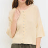 Mod Ref Stacey Cardigan- yellow