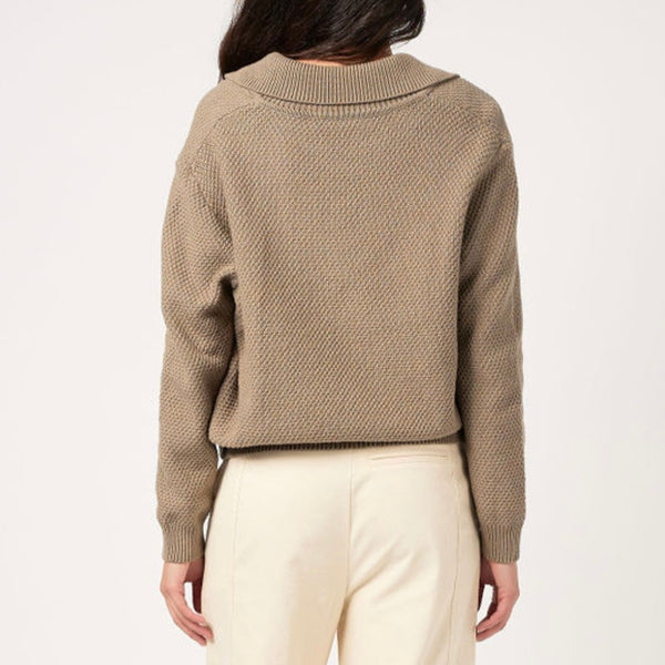 Archie J Mod Mod Ref Archie Sweater- taupe – jeantherapy