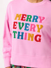 Shiraleah Merry Everything Sweatshirt- pink