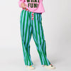 Shiraleah Stripe Boxer Pants- green