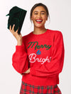 Shiraleah Merry & Bright Sweater- red
