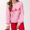 Shiraleah Fa La La Sweater- pink