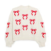 Shiraleah Bow Sweater- ivory