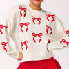 Shiraleah Bow Sweater- ivory
