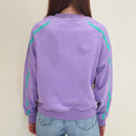 Lavender Mardi Sweatshirt with Gold Sequins