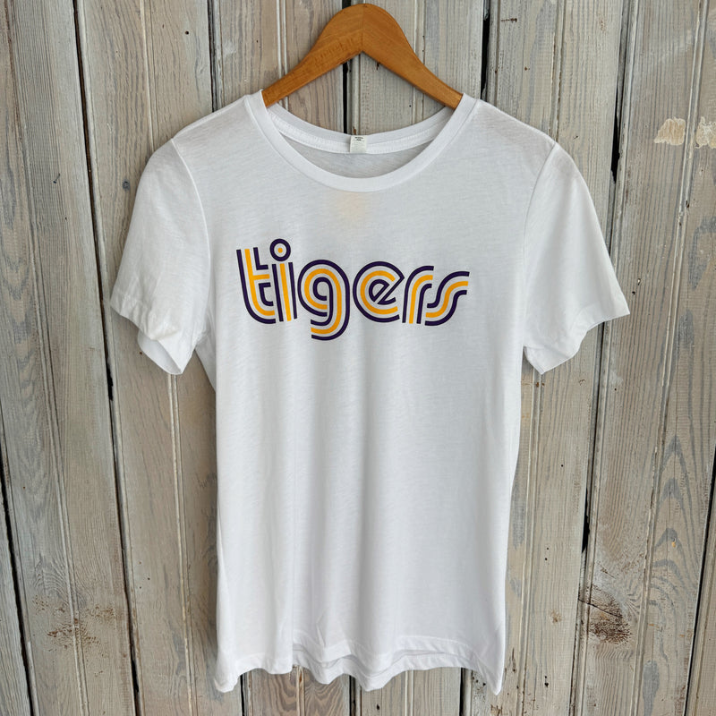 Mono Tigers Women's Crew-white