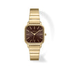 Breda Esther Watch- gold/espresso
