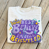Bejeweled Kid's Sweatshirt-white